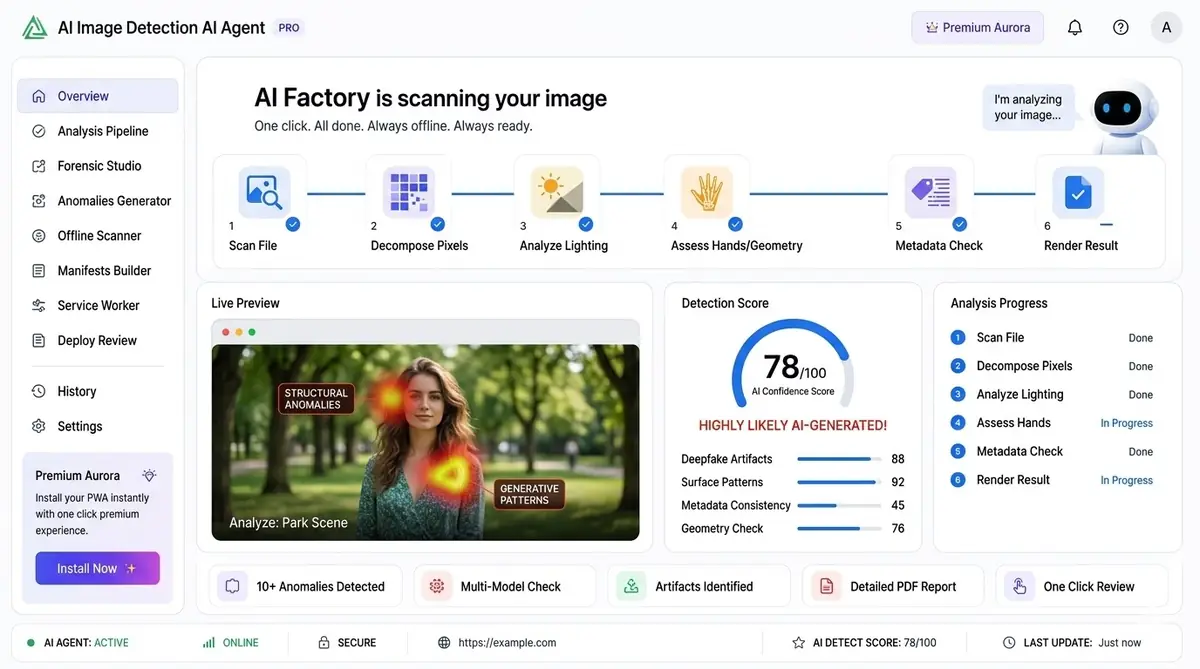 AI snippet generator agent — example of the AI tool dashboard software